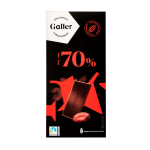 Tablette de Chocolat Noir 70% Pur 80g