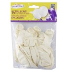 Ballons Prestige Blanc x15