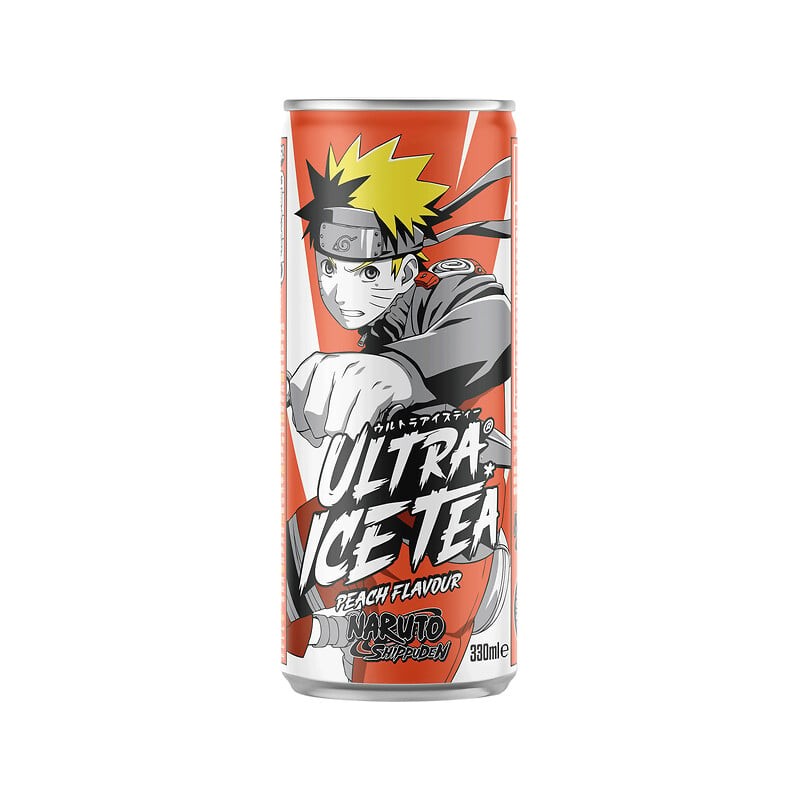 Boisson aromatisée au thé et à la pêche Naruto 33cl