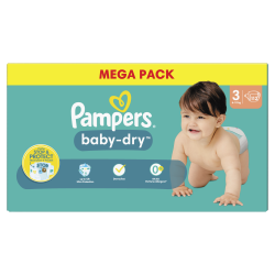 Couches baby dry taille 3 6-10kg x112