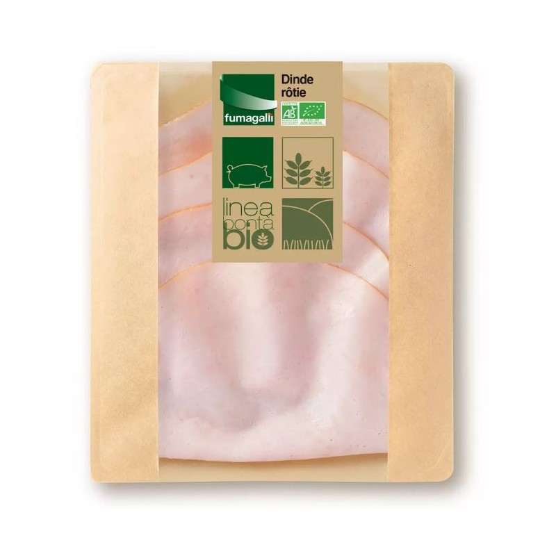 Bio Dinde Rôtie 4 Tranches 70g