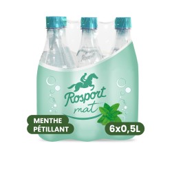 Eau pétillante mat aromatisée menthe 6x50cl