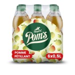 Eau pétillante pom's aromatisée pomme 6x50cl