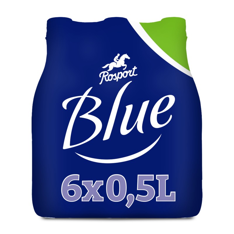 Eau pétillante bleu 6x50cl