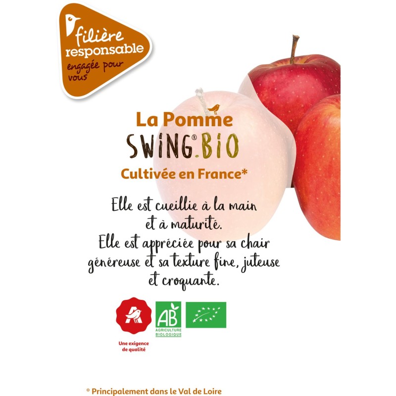CULTIVONS LE BON Pomme Swing bio x6