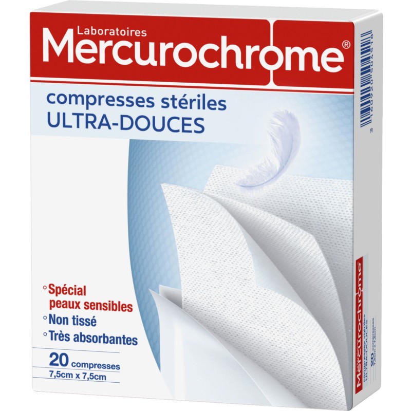 Compresses Stériles Ultra-Douces x20