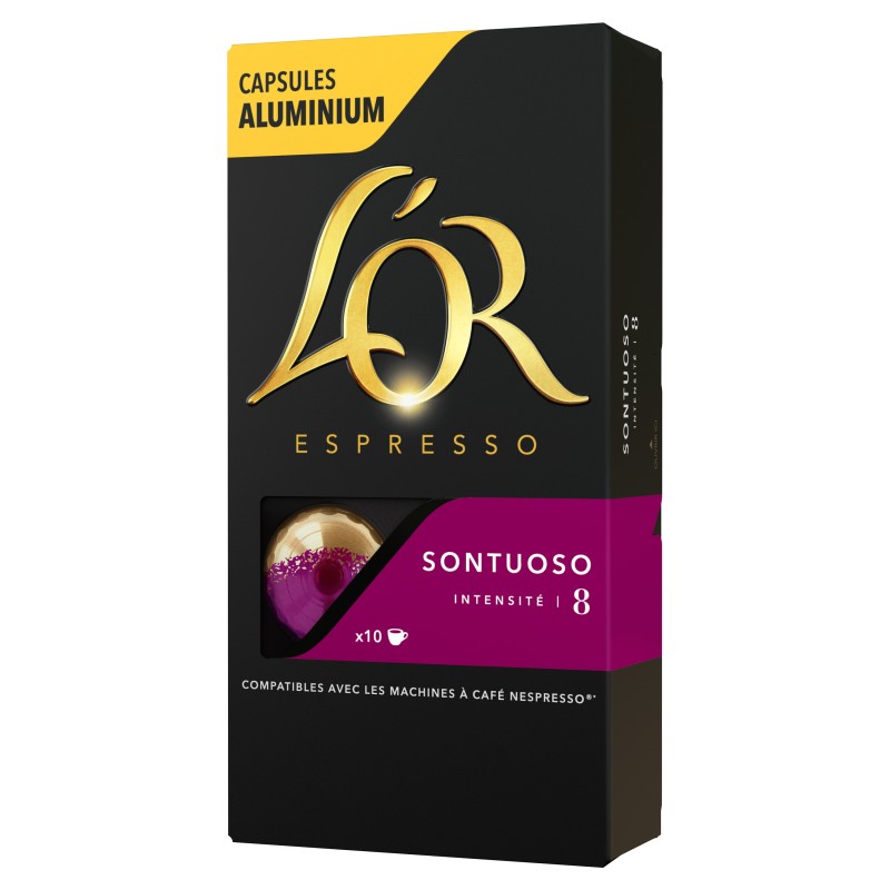 Espresso café sontuoso intensité 8 capsule x10