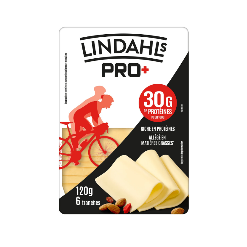 Pro + Fromage à Pâte Pressée Riche en Protéines 6 Tranches 120g