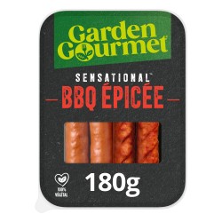 Saucisses vegan BBQ epicée 180g