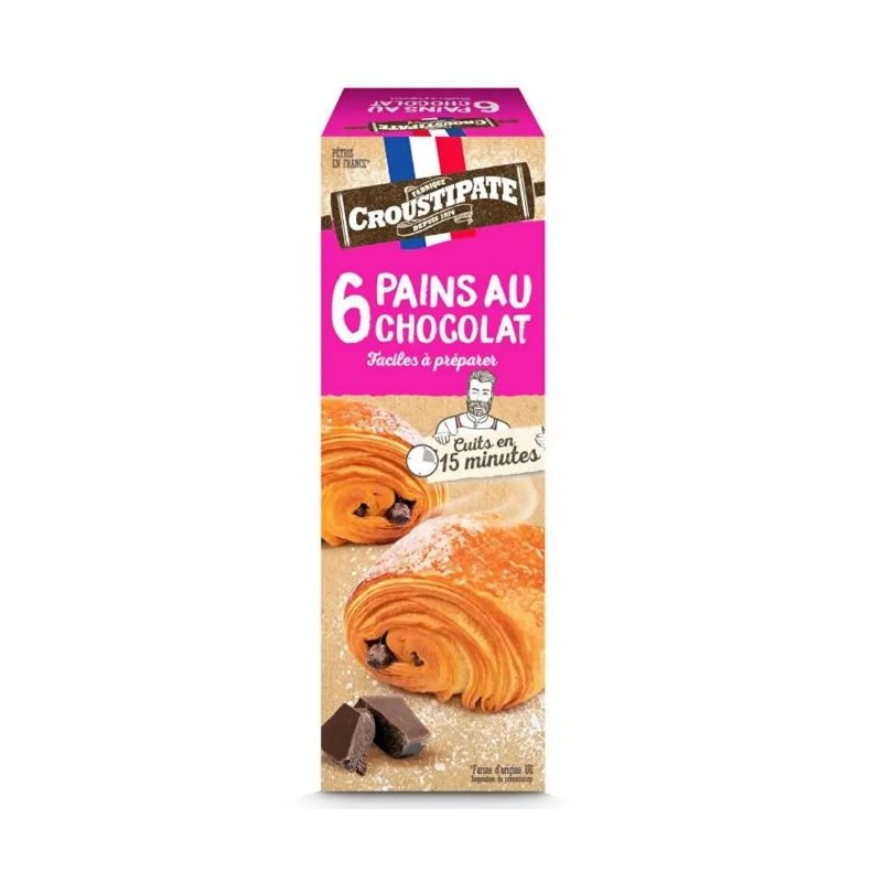 Pain au chocolat facile à préparer x6 275g