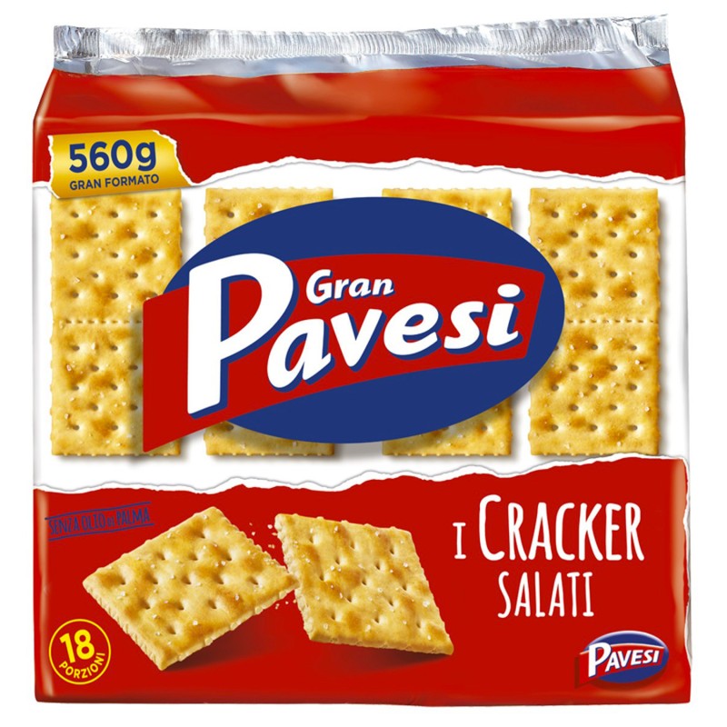 Crackers salati 560g