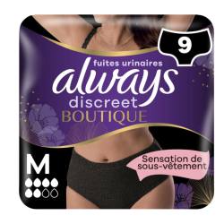 Culottes fuites urinaires discreet taille M x9