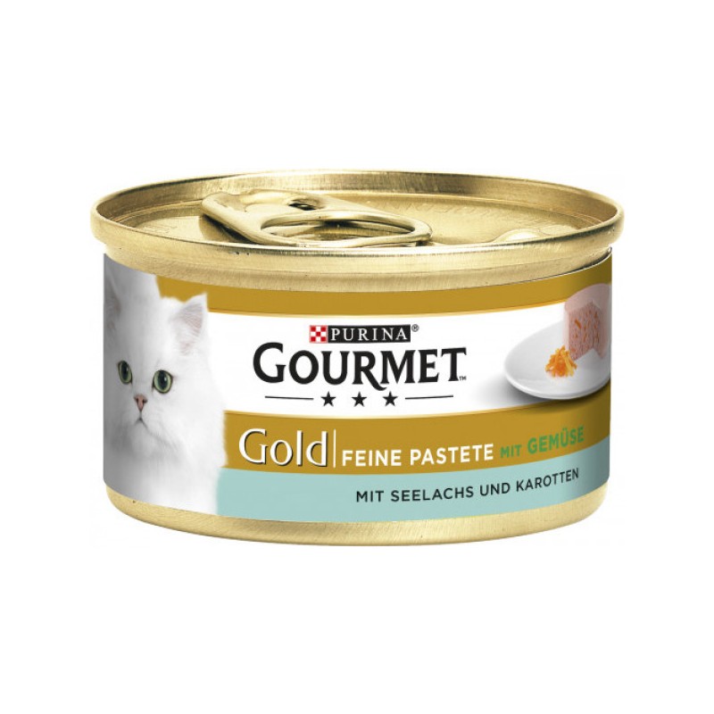 Gold Pâté pour chat à la goberge et aux carottes