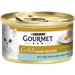 Gold Pâté pour chat à la goberge et aux carottes