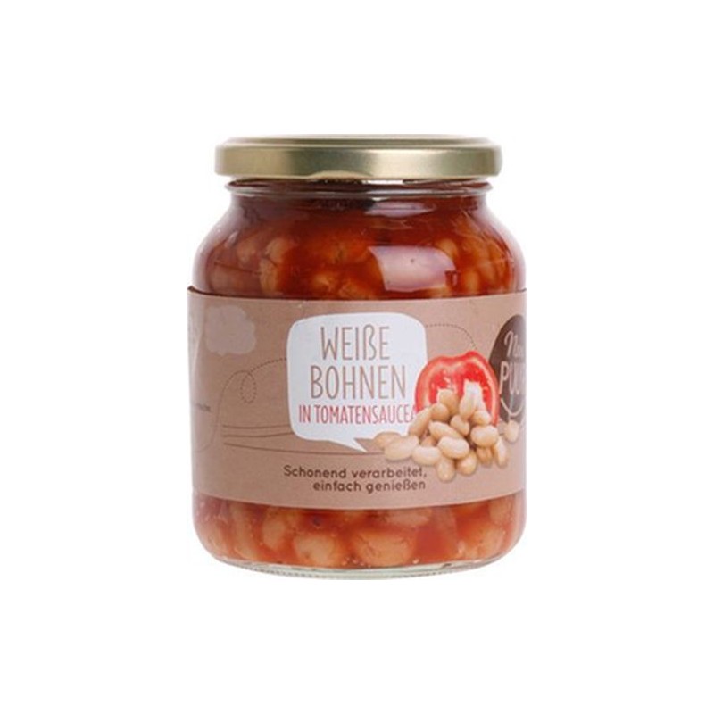 Haricots Blancs à la Sauce Tomate bio 350g