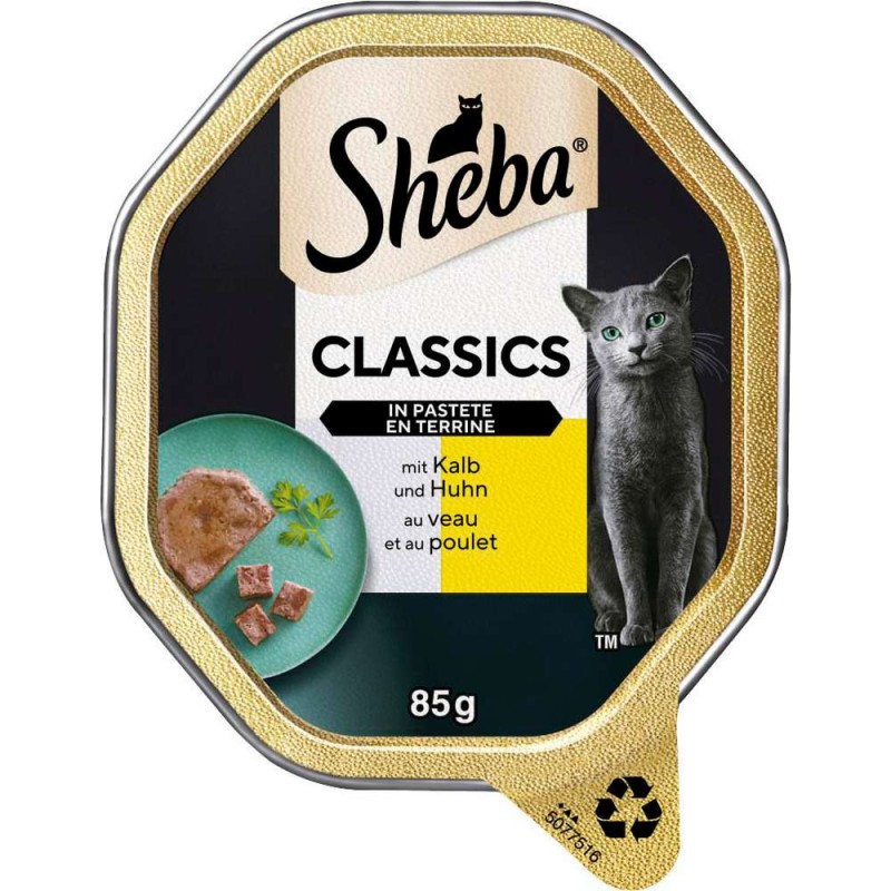 Pâté pour Chat Classique Veau et Poulet 85g