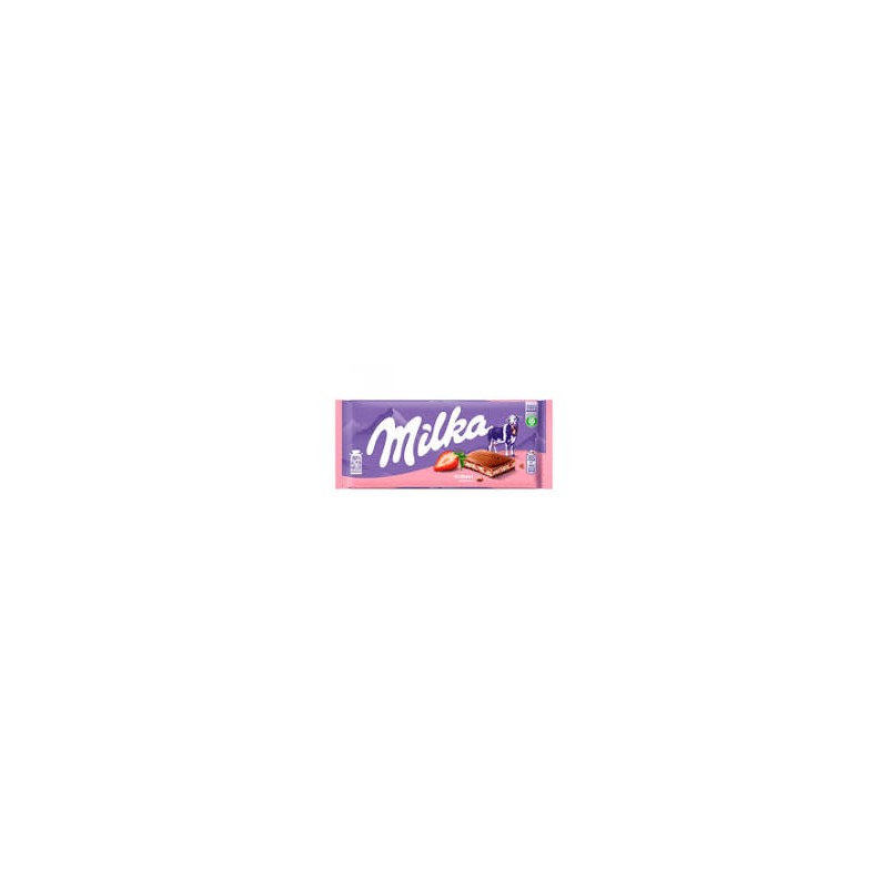 Milka Tablette Fraises et Yaourt 100g
