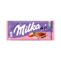 Milka Tablette Fraises et Yaourt 100g