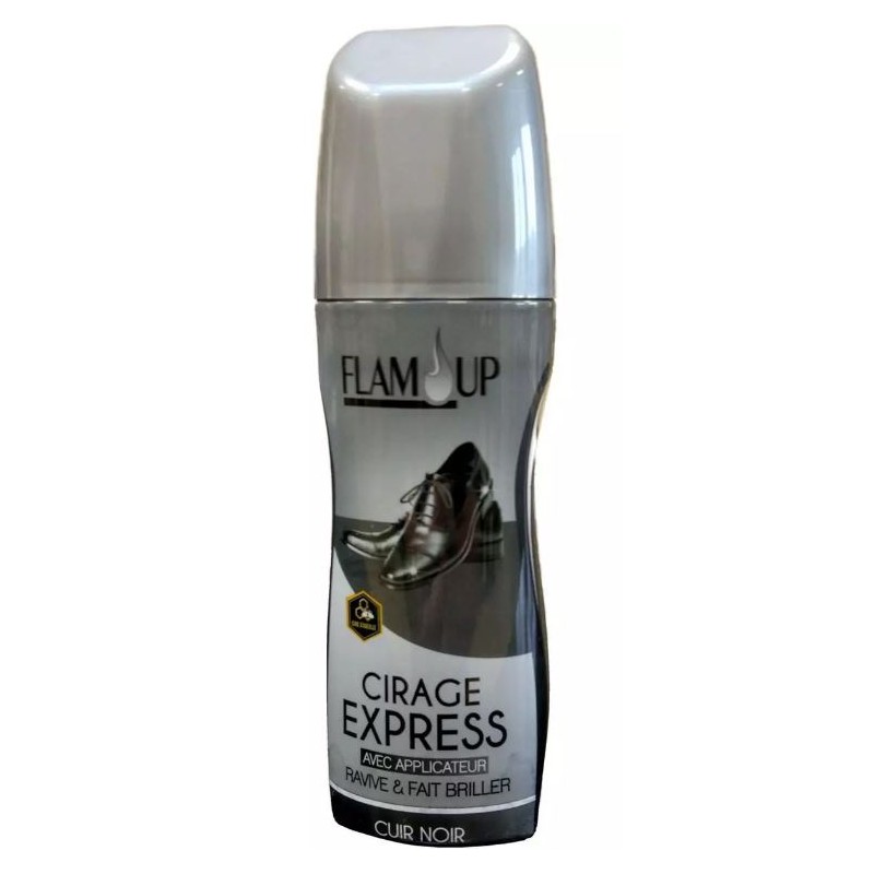 Cirage Express avec Applicateur Cuir Noir 75ml