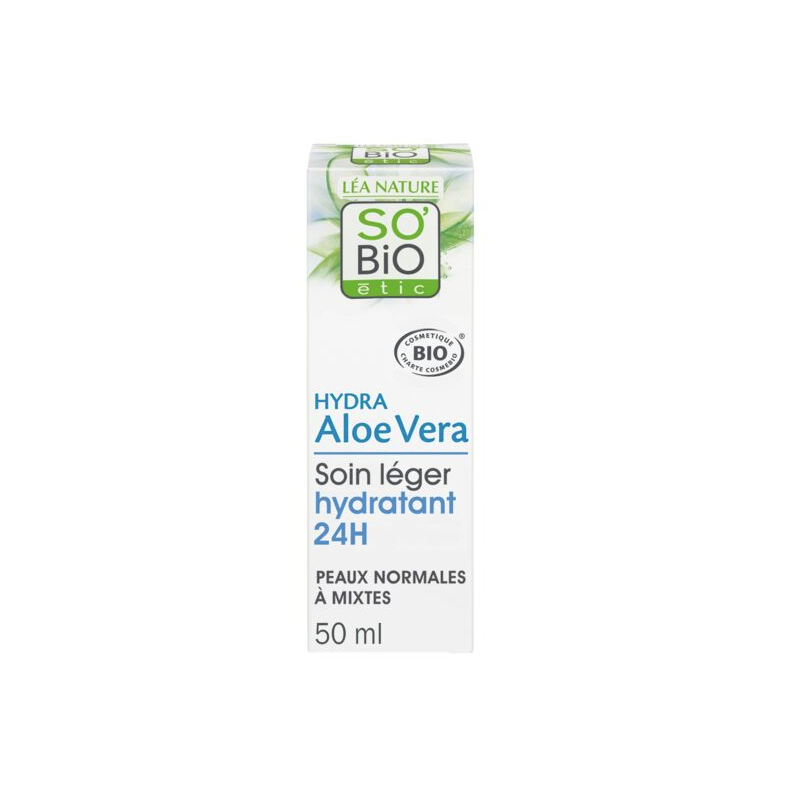 Crème Visage Hydratante à l'Aloe Vera 50ml