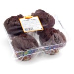 Muffin au Chocolat avec Pépites de Chocolat x4 300g