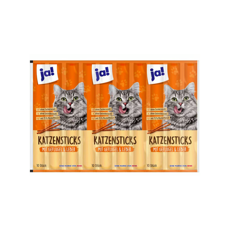 Bâtonnets Fins pour Chat Modèle Aléatoire 10x5g