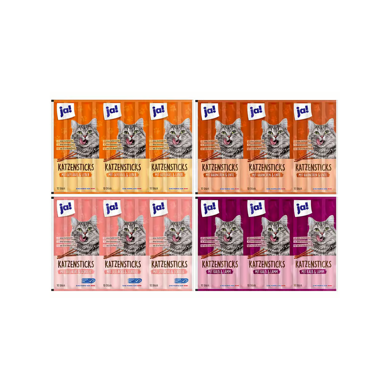 Bâtonnets Fins pour Chat Modèle Aléatoire 10x5g