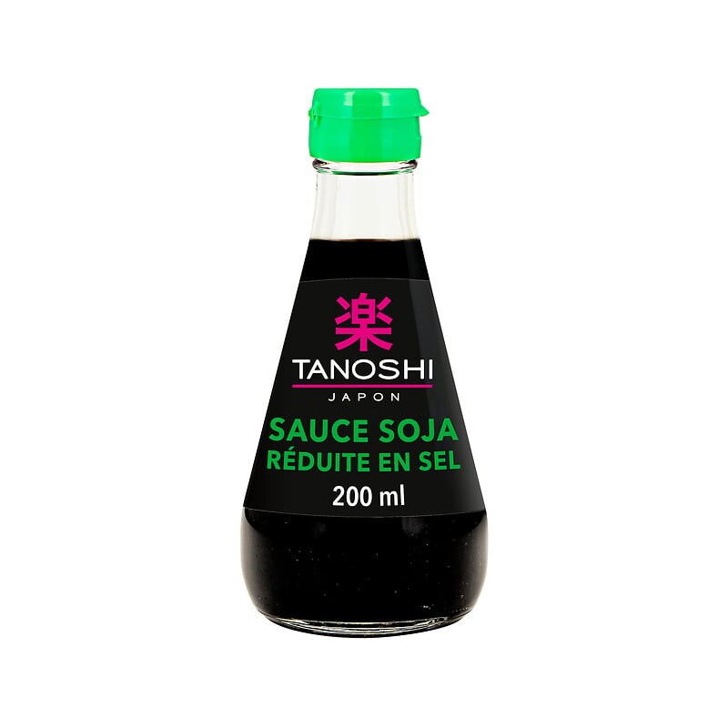 Sauce soja réduite en sel sans additifs 200ml