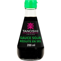 Sauce soja réduite en sel sans additifs 200ml