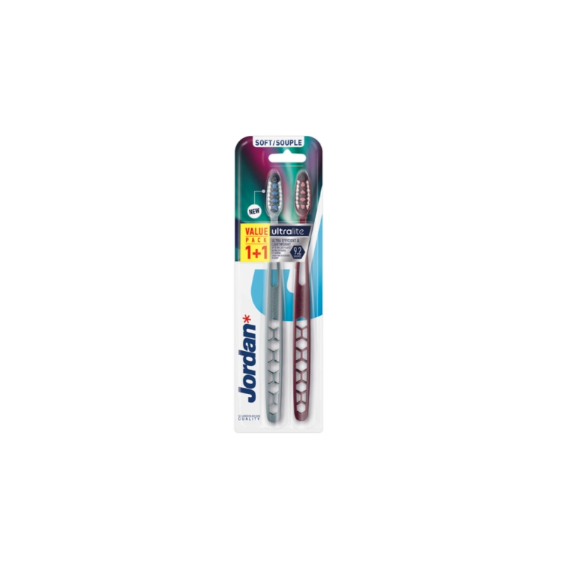 Brosse à Dents Adulte Ultralite Souple x2