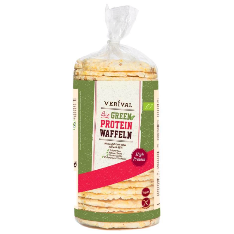 Galette de maïs aux protéines vertes bio sans gluten 120g