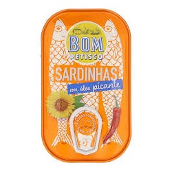 Sardines à l'huile épicée 120g