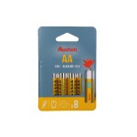 Piles alcaline AA LR6 1.5V x8
