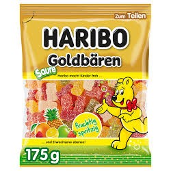 Bonbons ours d'or acidulés 175g