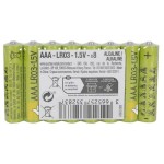 Piles alcaline AAA LR03 1.5V x8