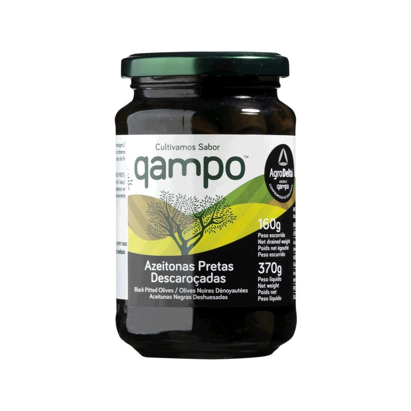 Olives noires dénoyautées 160g