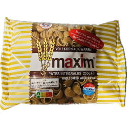 Pâtes intégrales gobbi 250g