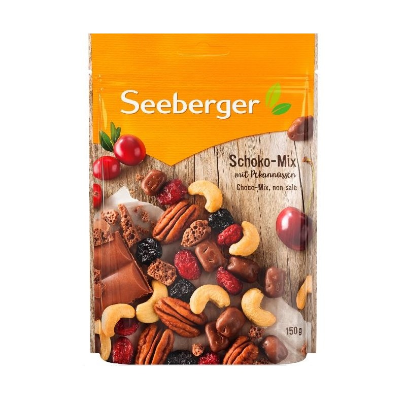 Mélange fruits secs chocolats 150g
