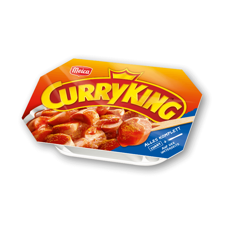 Saucisse de porc au curry avec sauce 220g