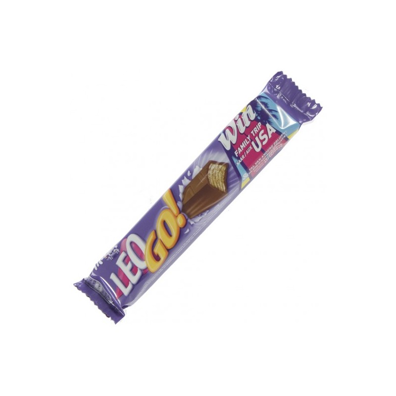 Barre chocolatée leo go 48g