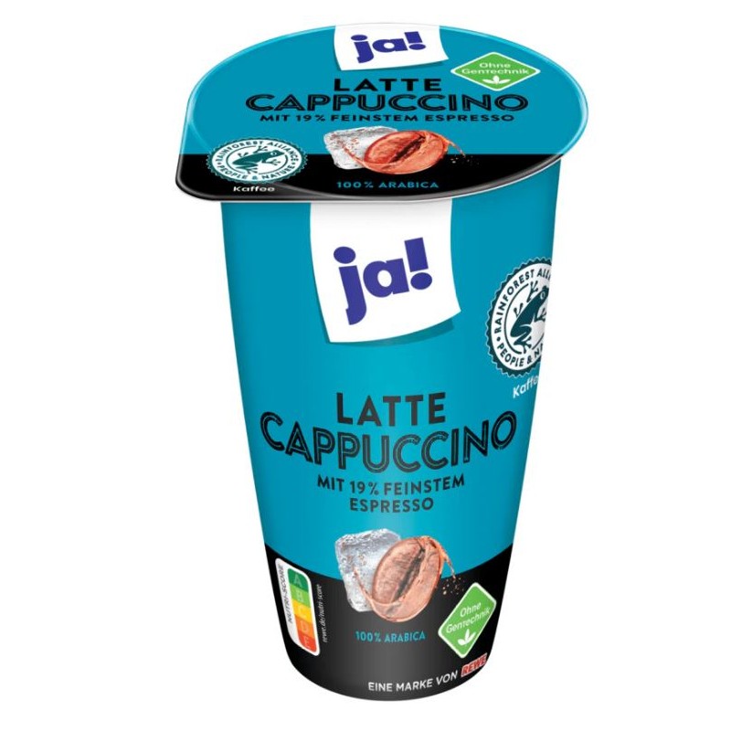 Café latte cappuccino 250ml