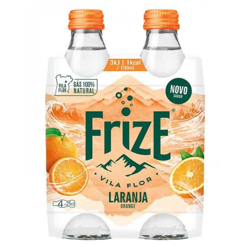 Eau gazeuse saveur orange 4x25cl