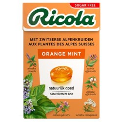 Bonbons orange menthe sans sucre 50g