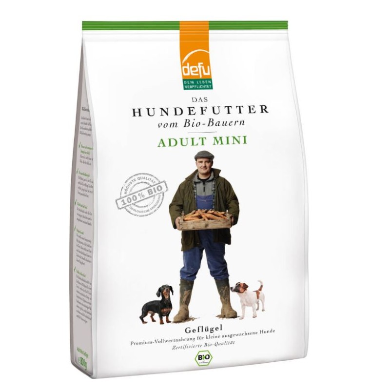 Nourriture pour chien adulte mini volaille 800 g