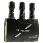 Crémant demi sec 12% 3x20cl