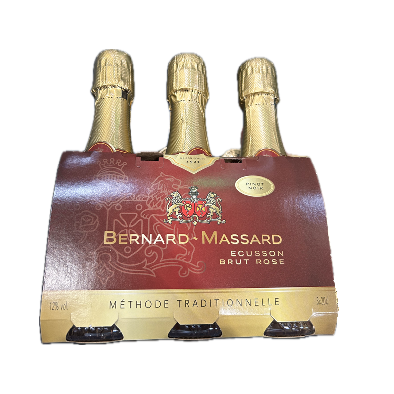 Mousseux pinot noir écusson brut rosé 12.5% 3x20cl