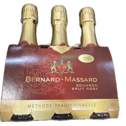 Mousseux pinot noir écusson brut rosé 12.5% 3x20cl