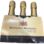 Mousseux sélection demi-sec 12% 3x20cl