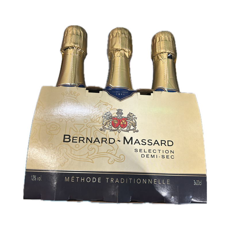 Mousseux sélection demi-sec 12% 3x20cl