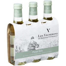 Vin blanc AOP pinot gris 11.5% 3x25cl